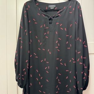 Lipstick detailed Blouse